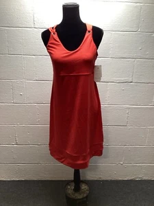 Merrell opti-wick 50 upf womens Strappy ORANGE Sleeveless dress SZ M NWT - Picture 1 of 8
