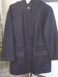 Beau manteau noir Etam 40 42 44 L (mesures) neuf droit confortable