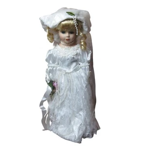 Muñeca de porcelana UniQue colección novia 16" - Rosalie #16304C - Imagen 1 de 9