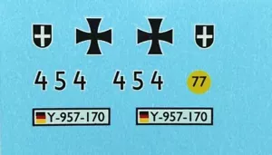 Dinky 692 Leopard Tank | Transfer/Decal - Picture 1 of 1