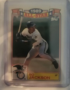 1989 Topps All-Star Game Commemorative Set Bo Jackson Card 17/22 Near Mint