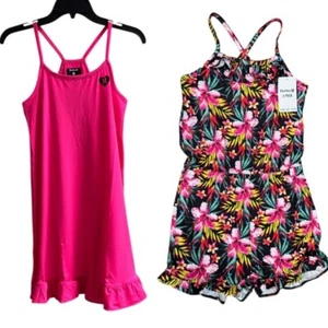 Hurley Girls Large 14-16 Dress + Romper Set- 2 Pack - Picture 1 of 7