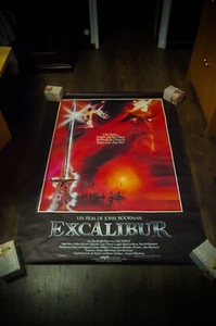 EXCALIBUR John Boorman French Grande Rolled Vintage Movie Poster Original 1981 - Picture 1 of 7