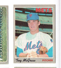 1970 OPC O-Pee-Chee Baseball Card New York Mets #26 Tug McGraw