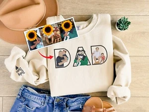 Sudadera Personalizada Bordada Papá Personalizada Retrato Imagen Boceto Regalo Jersey - Imagen 1 de 11
