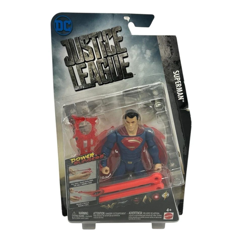 Superman Power Slingers DC Justice League Mattel 6" Action Figure 2017