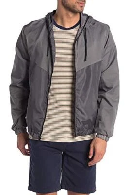 Sovereign Code Catch - Men's Hooded Jacket Polyester Charcoal Gray size L - Image 1 of 3