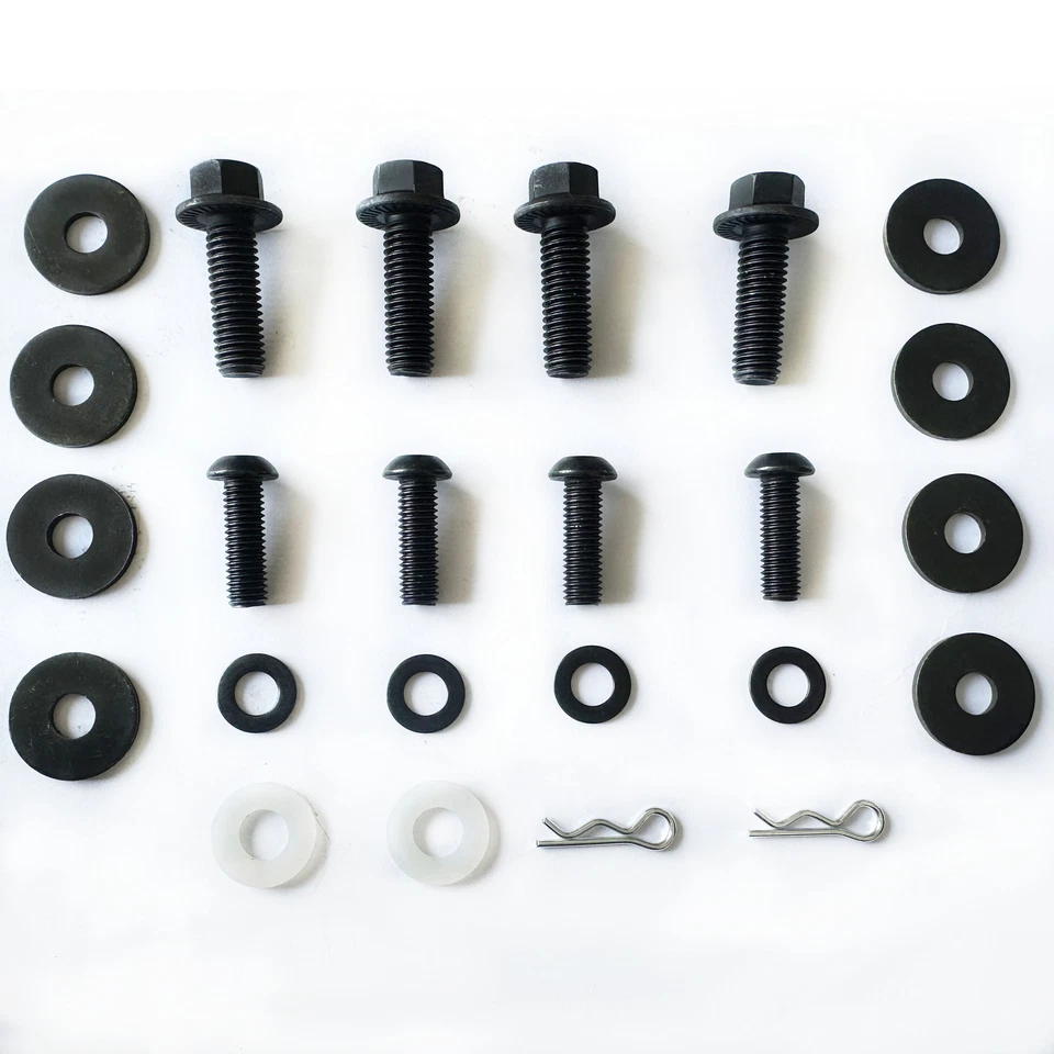 Bolts Pins Kit For Fold and Tumble Back Seat Brackets of Jeep Wrangler CJ 76-95 Foto 1 de 1