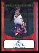 1997-98 SP Authentic Sign of the Times #GF Grant Fuhr *17786