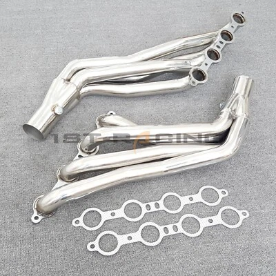 1 7/8" LS Longtube Headers Conversion Swap Fit C10 Pickup Chevy GMC Trucks 60-66 - Image 1 of 4