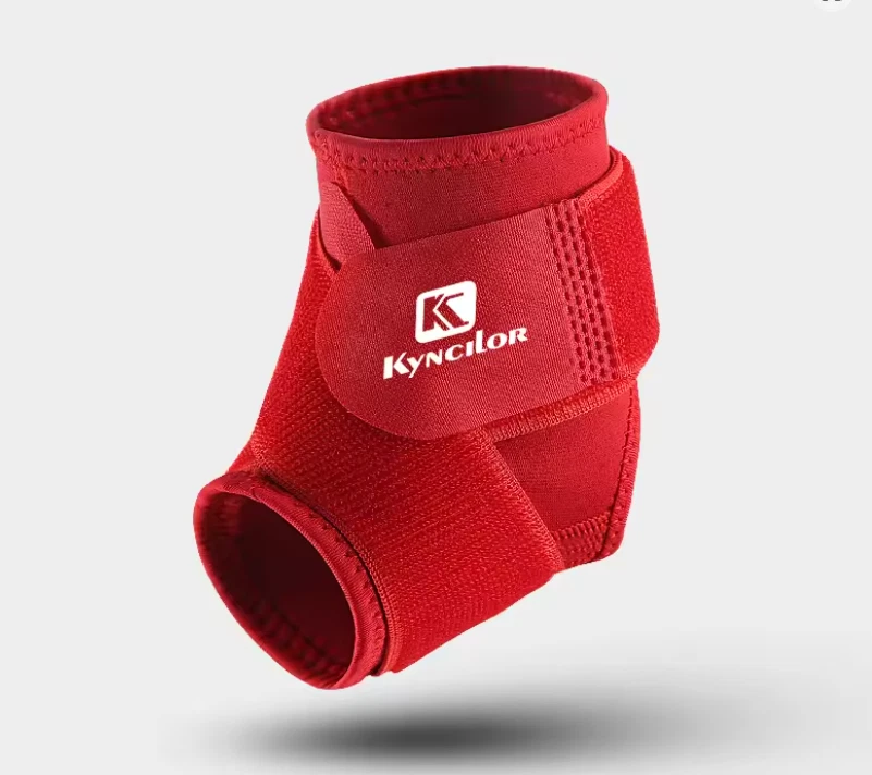 Soporte de tobillo de compresión ajustable, soporte deportivo estabilizador para alivio de esguinces Foto 1 de 4