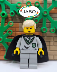( S2 / 8 / 8 ) Lego Harry Potter hp040 Draco Malfoy Slytherin Torso 4709 4735