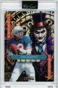 Dan Marino 2025 Wild Card National Exclusive Jokers Wild 1/1 Miami Dolphins QB - Picture 1 of 2