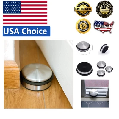 Elegante paquete de 3 tapones antideslizantes para puertas: diseño de cuña duradero para cada superficie Foto 1 de 4