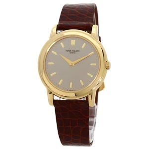 Relojes PATEK PHILIPPE Calatrava 5032J K18 oro amarillo/cuero para hombre - Imagen 1 de 21