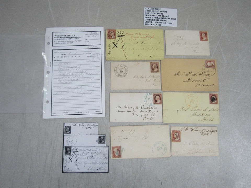 Nystamps US old stamp cover collection paid $150 30 years ago n30ac - Image 1 of 4