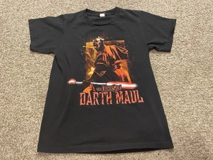 VTG 90s Star Wars Episode I Darth Maul T-Shirt Youth XL Double-Sided Print USA - Picture 1 of 6