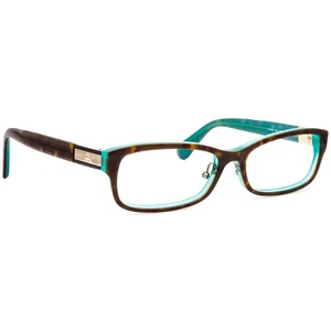 Kate Spade Eyeglasses Jolisa FZL Havana Turquoise Rectangular Frame 53[]16 140 - Picture 1 of 6