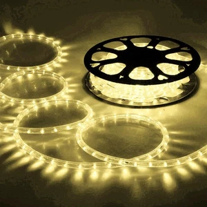 LED Strip Light SMD F3MM Flexible Tape 150FT outdoor lighting rope Warm White - Picture 1 of 7