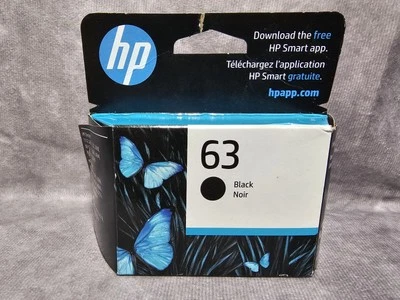 Cartucho de tinta original HP 63 negro original, ~170 páginas, (F6U62AN#140) OEM 2026+ Foto 1 de 4