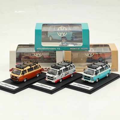 Mortal 1/64 Volkswagen T3 modelo de carro fundido Ltd899 com acessórios colecionáveis novo - Imagem 1 de 4