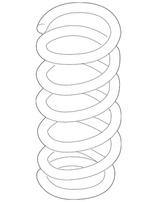 Nissan Quest 2011-2017 genuino - muelle helicoidal 55020-3GP0A Foto 1 de 2