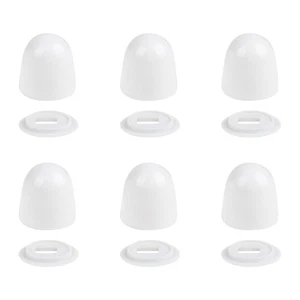 Pack of 6 Plastic Bathroom Screw Protectors Decorative Caps Multipurpose Usage - Picture 1 of 8