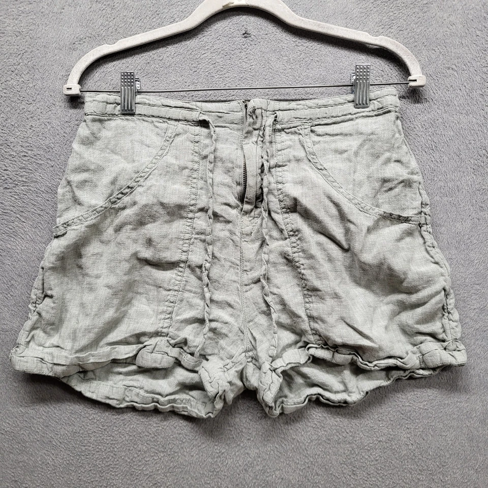 Pantalones Cortos C&C California Mujer M Verde Claro 3" Entrepierna Foto 1 de 4