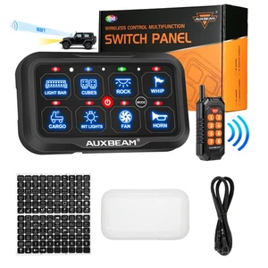 AUXBEAM RC-800 RGB 8 velocidades panel interruptor control remoto sistema de relé + stcker + cubierta - Imagen 1 de 12