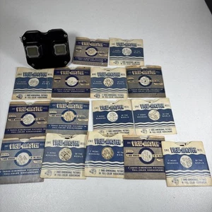 Vtg 50's Sawyers View Master Viewer & 17 Reels Grand Canyon Alaska Snow White - Picture 1 of 13