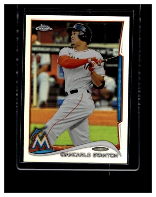 2014 Topps Chrome #173 Giancarlo Stanton Refractors - Image 1 of 2