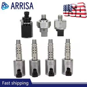 7Pc Re0F10D Jf016E Jf017E Cvt8 Transmission Solenoids Pressure Sensor for Nissan - Bild 1 von 6