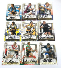 2005 SELECT NRL POWER TRADING CARD FUTURE FORCE SIGNATURE CARD LOT OF 9 CARDS