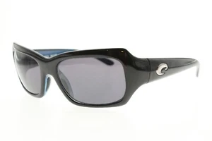 VTG Costa Del Mar PARISMINA PM 11 Black Blue Wrap Sunglasses Polarized - Picture 1 of 10