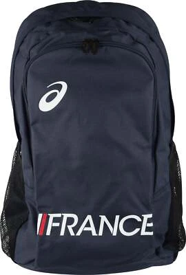 Asics France Backpack Blue Gym Travel Training Bag Workout - Image 1 of 2