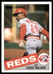 1985 Topps. Eddie Milner Baseball Cards #198