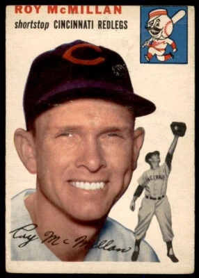 1954 Topps #120 Roy McMillan Cincinnati Redlegs   VG/VGEX  (Light Crease top) - Image 1 of 2