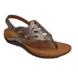 Rockport Damen Ridge Sling Sandale - Gr. 11 M silber/EUR Gr. 42,5 Neu im Karton - Bild 1 von 10