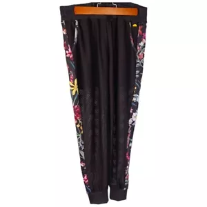 Size Large Mesh Pants Shorts C & C California Women's Mesh Jogger Tropical NWOT - Picture 1 of 8