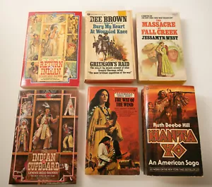 Native American Fiction 6 Book Lot (G5L-9) Indian Dee Brown Lynne Reid Banks - Picture 1 of 16