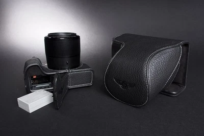 Genuine real Leather Full Camera Case bag cover for Canon G3X G3 X Bottom Open B - Image 1 of 4