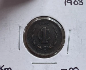 1903 M Mexico 1 One Centavo - Picture 1 of 2