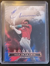 2023 Panini Chronicles Origins Rookie Signatures Blue Elly De La Cruz /25 CAR