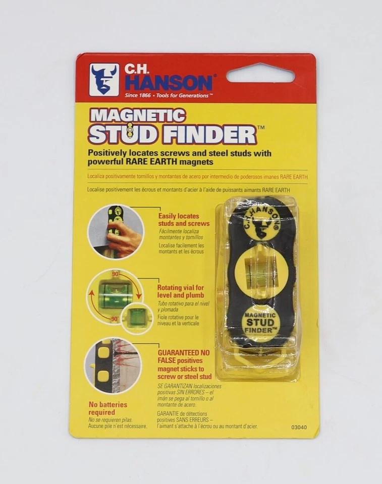 Buscador de pernos magnéticos CH Hanson 03040 Foto 1 de 2