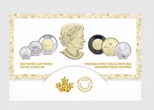 2022 Canada Last strikes Uncirculated Coin Set with Queen effigy + 2 toonies - Picture 1 of 9