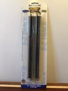 Tren Bachmann 44815 vía E-Z 10" níquel recto/plata escala N - Imagen 1 de 3