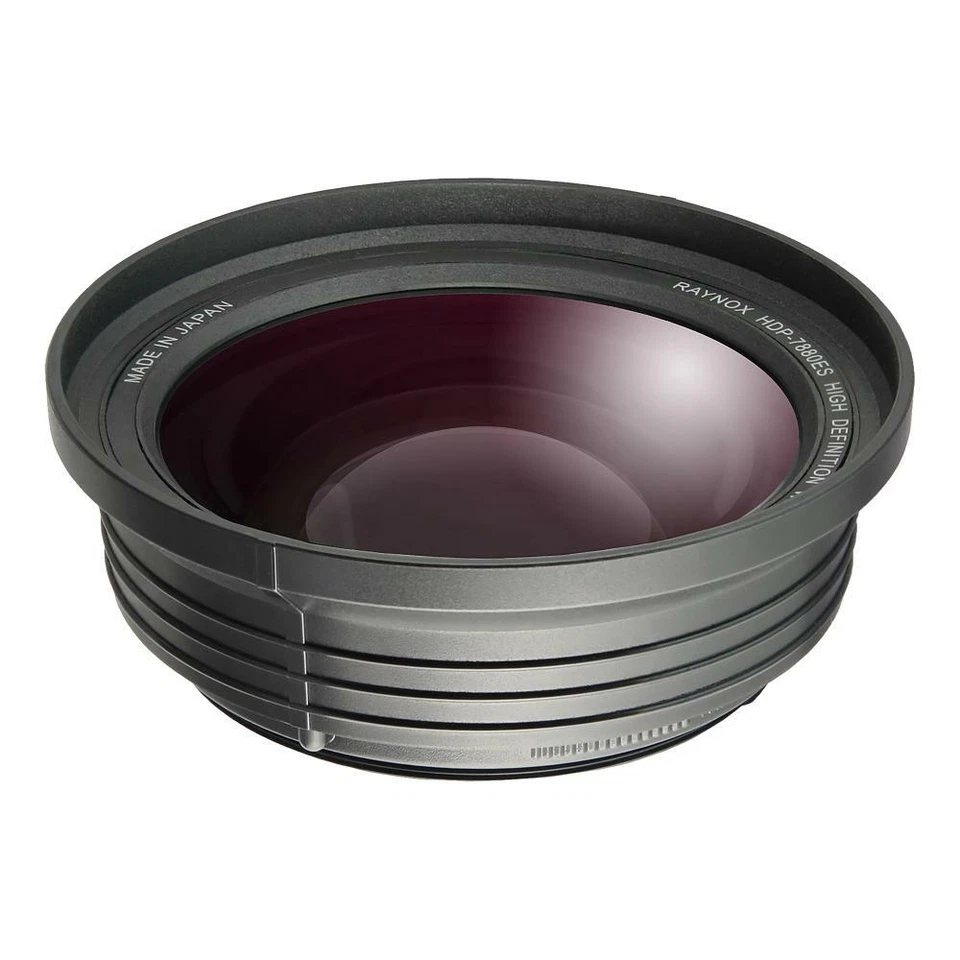 Raynox Hdp-7880es 4k Compatible Wide-angle Conversion Lens 0.79x With 3 Adapter