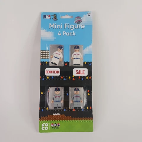 Foco Brxlz Minis Boston Red Sox Mini Figure 4-Pack Cover