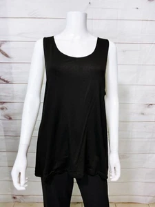 Ann Taylor Factory Womens Tank Top Size XL Black Round Neck Sleeveless - Bild 1 von 6