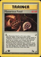 1st Edition Mysterious Fossil - 62/62 Fossil NM/EX - Pokemon Card